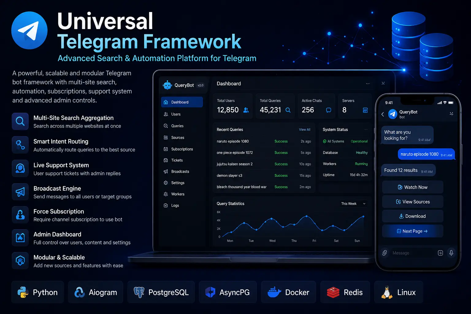 Universal Telegram Framework